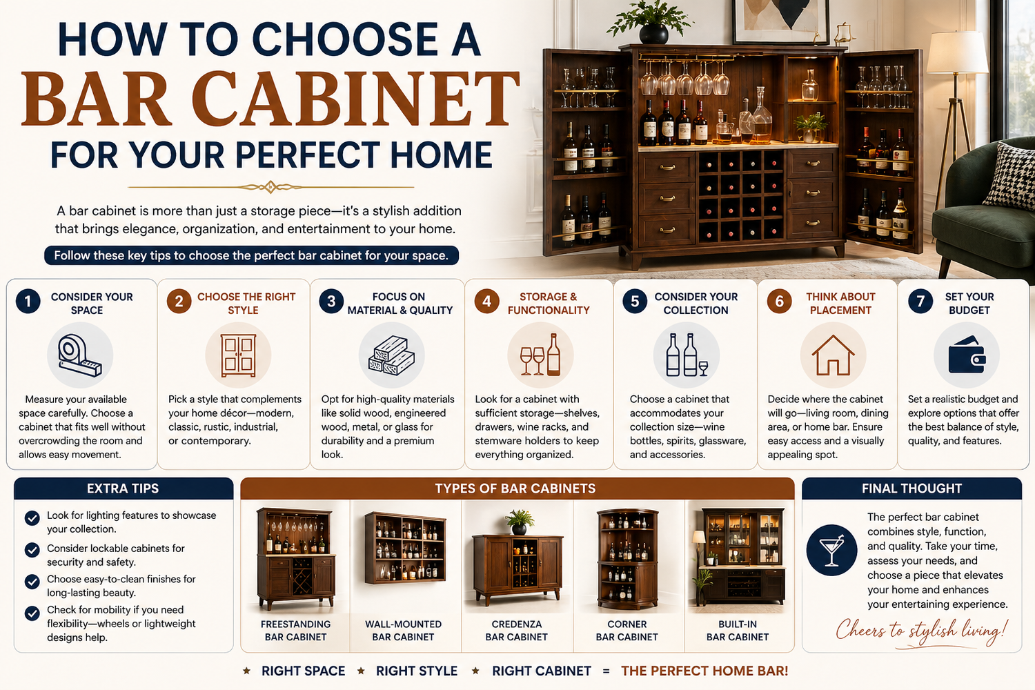 How to Choose a Bar Cabinet For Your Perfect Home