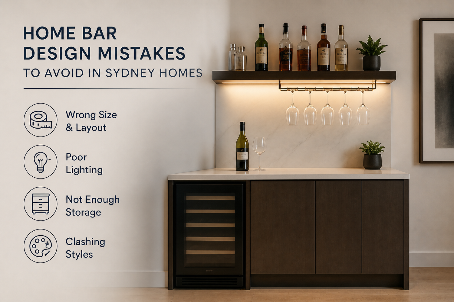 Home Bar Design Mistakes to Avoid in Sydney Homes