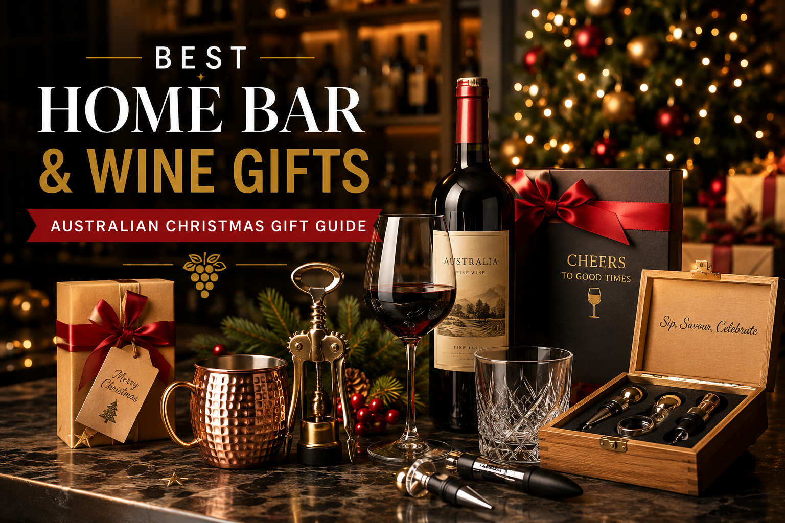 Best Home Bar & Wine Gifts - Australian Christmas Gift Guide
