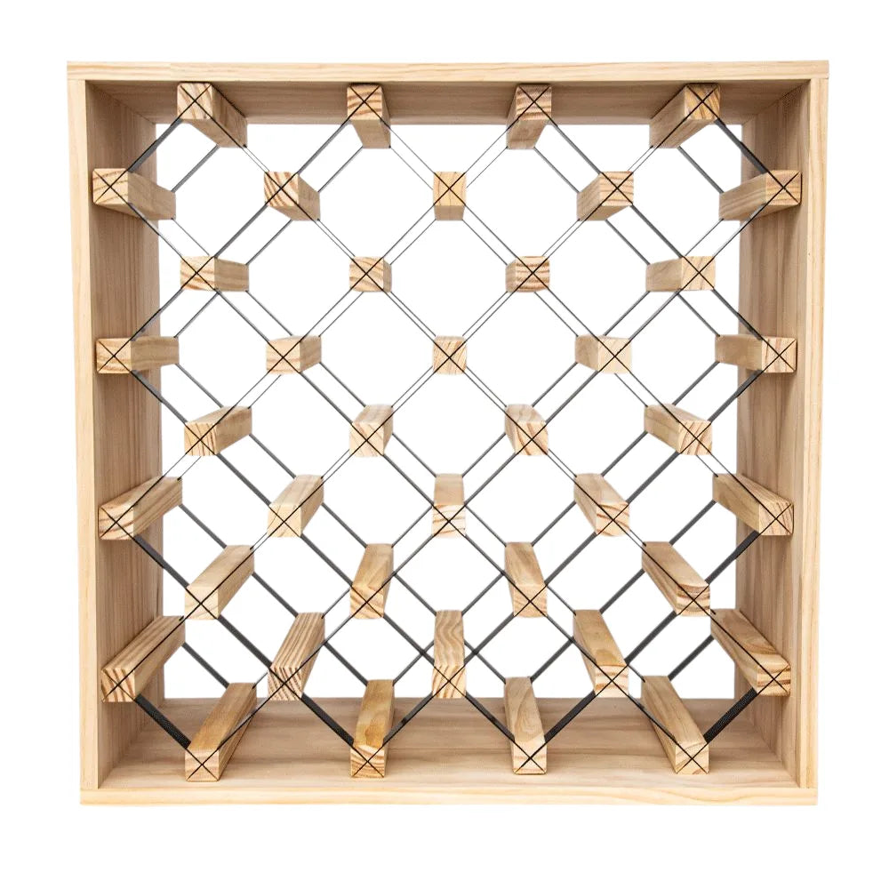 25-Bottle Diamond Wine Rack