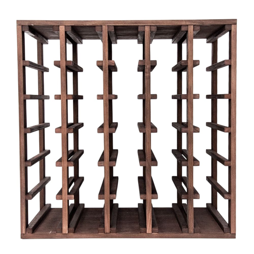 30 Bottle Lattice Wine Cubes Black
