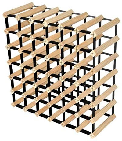 42 Bottles Pine Wine Rack