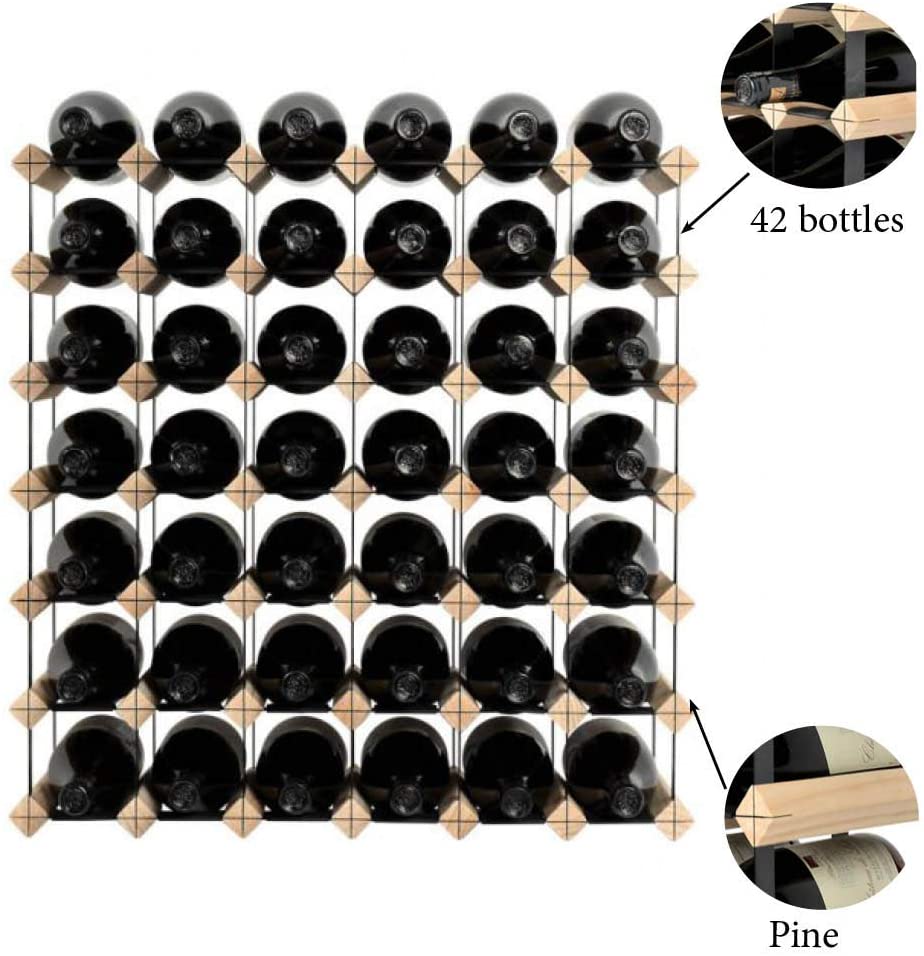 72 Bottles Timber Wine Rack