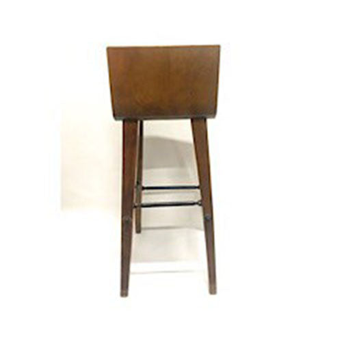 Ash Mahogany Wood Bar Stool