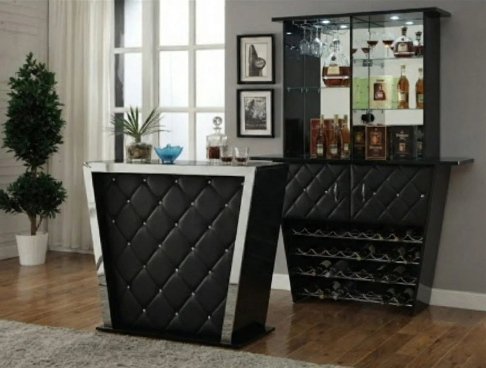 Black Sapphire Bar Set