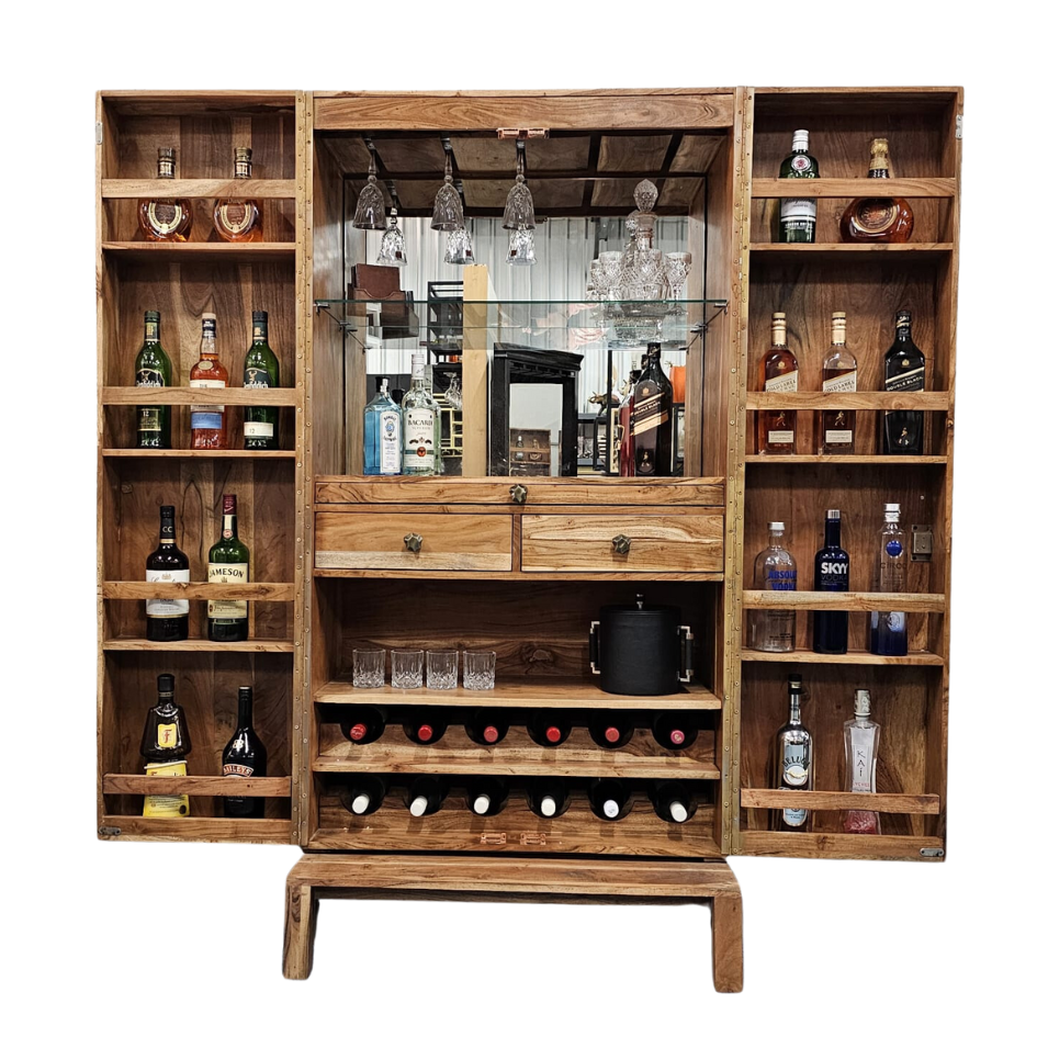 Brass Drinks Cabinet