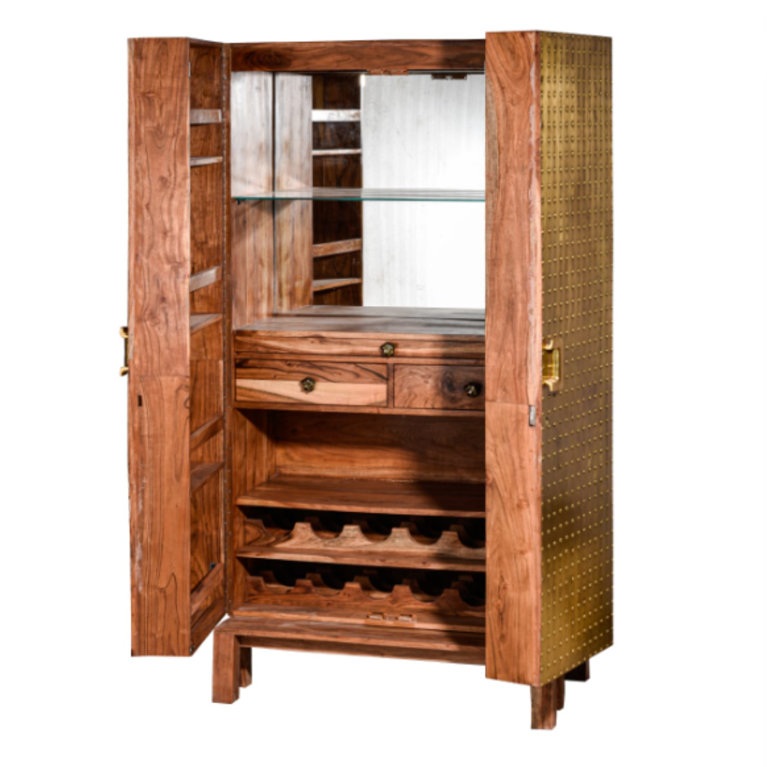 Brass Drinks Cabinet
