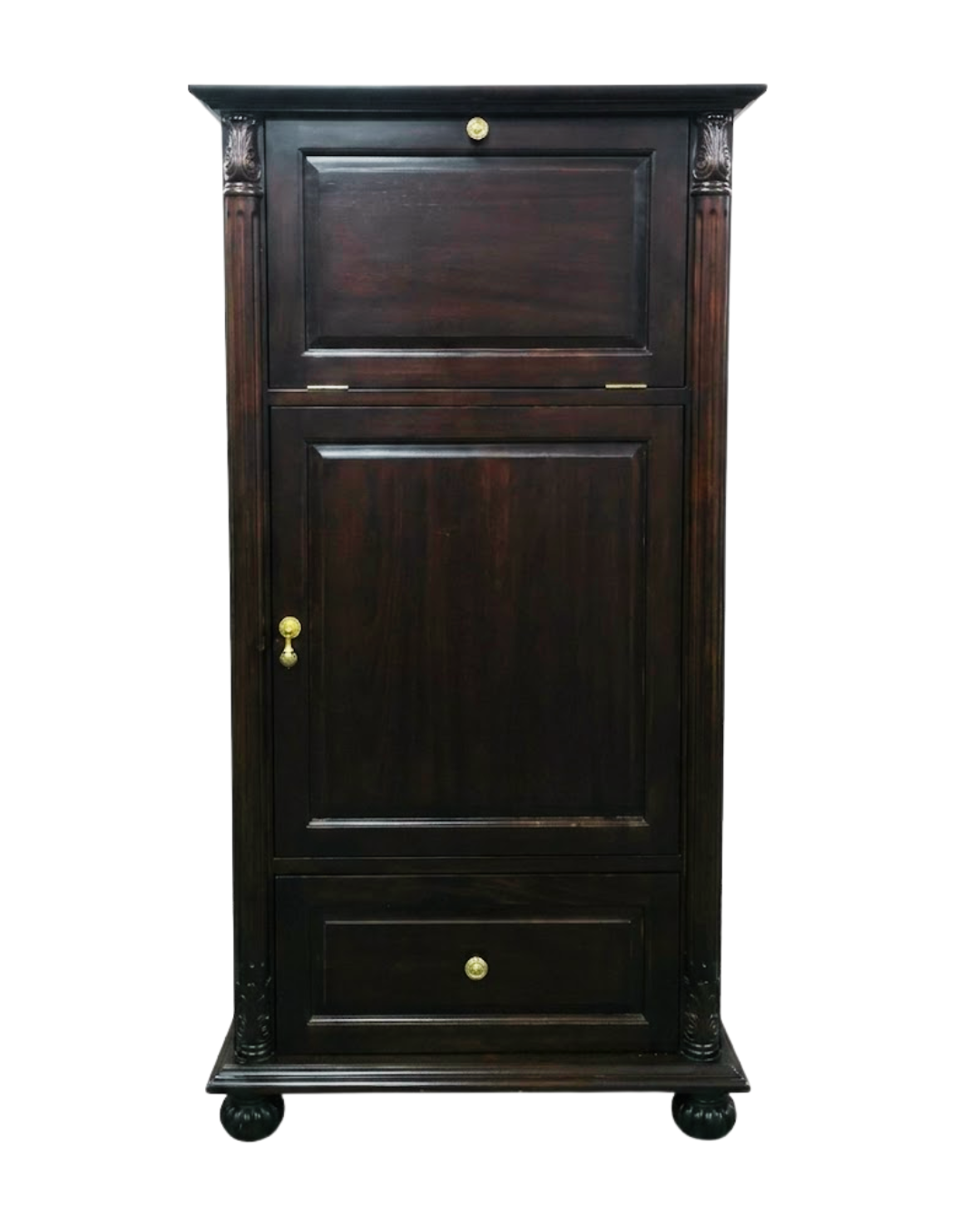 Cognac Hide A Bar Wine Bar Cabinet