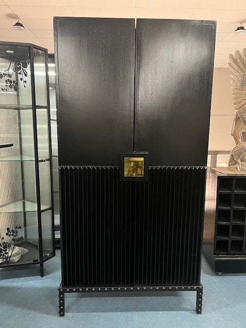 Home Bars Azura Solid Wood Wine Cabinet