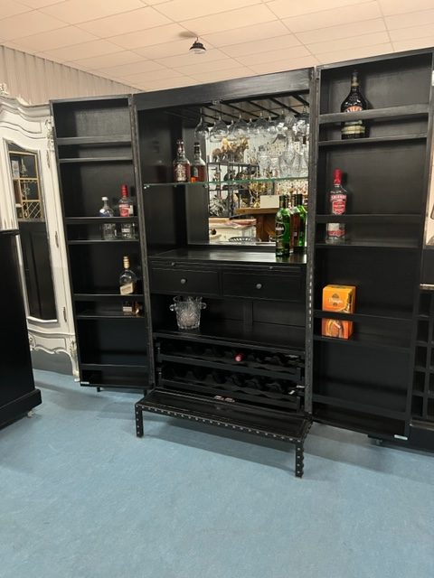 Azura Solid Wood Bar Cabinet