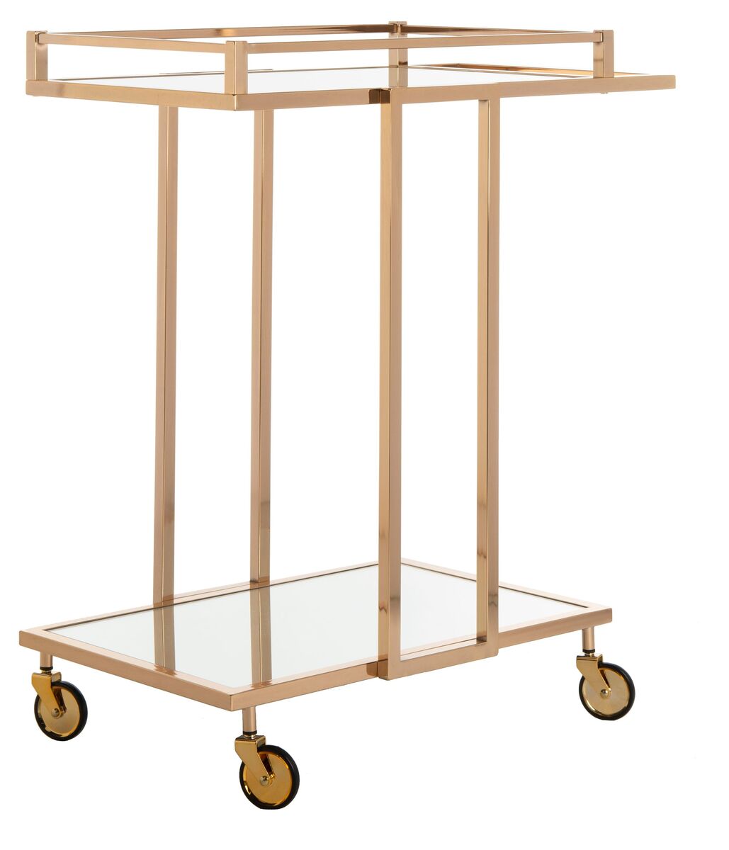 Ditsy Bar Cart - Gold