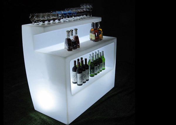 Led Mobile Bar Counter LED Rechargeable Mobile Bar Counter With Remote Control
