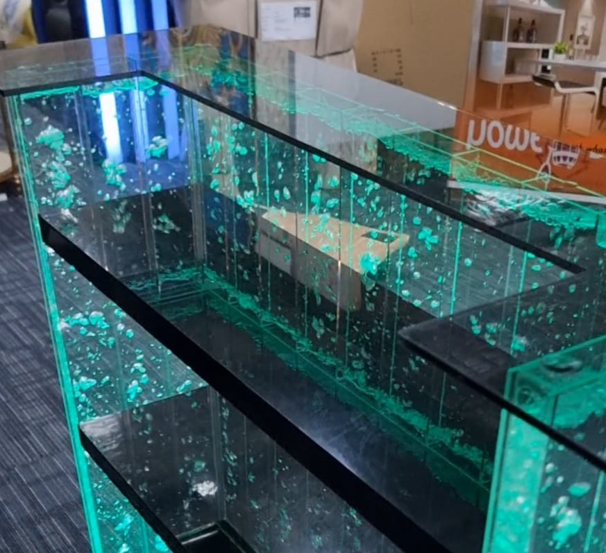 Led Cocktail Bubble Bar Counter