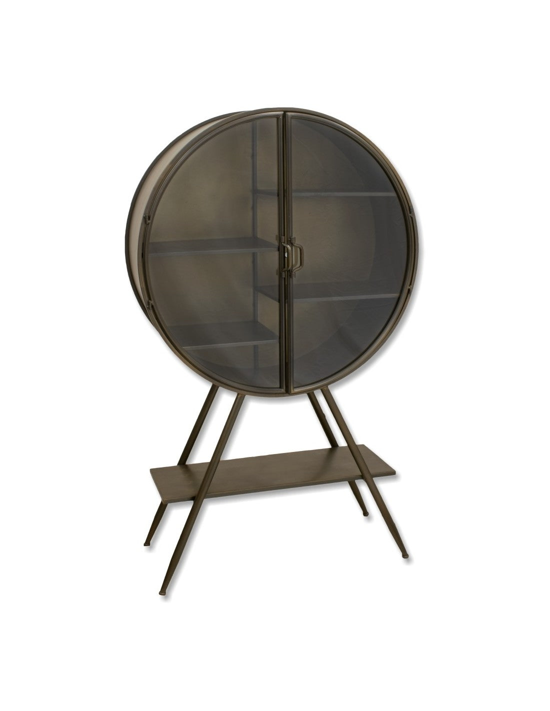 Round Metal Industrial Cabinet