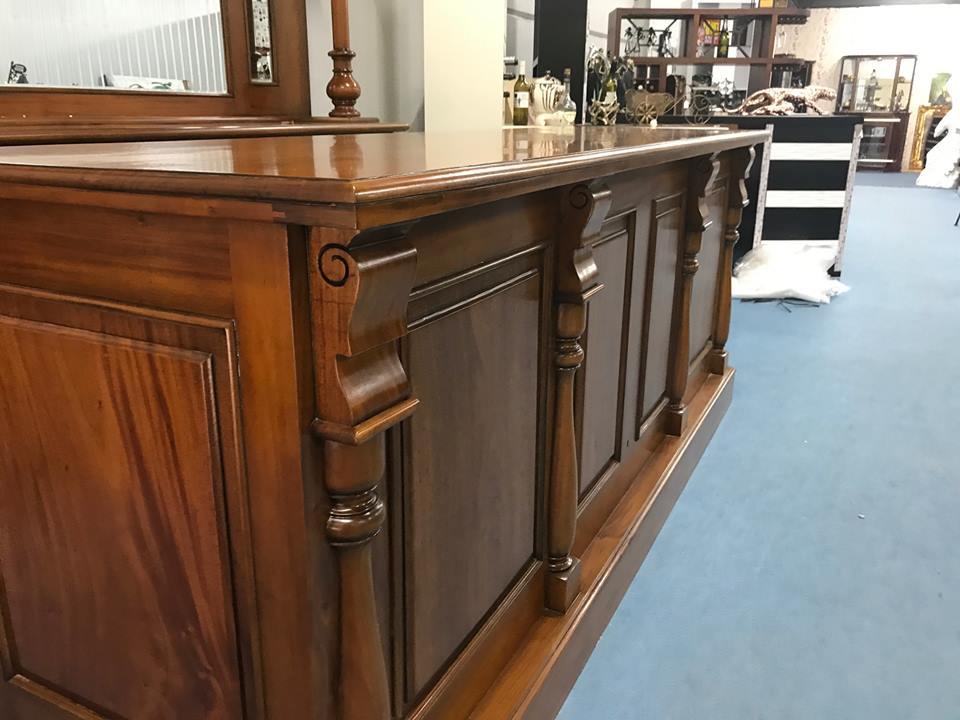 Stained Glass Pub Solid Wood Bar