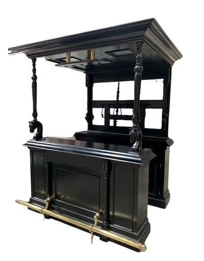 Mustong solid wood canopy bar