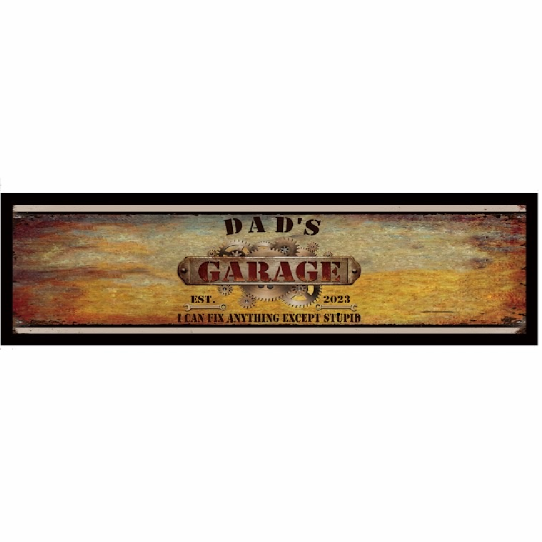 Dads Garage Bar Runner