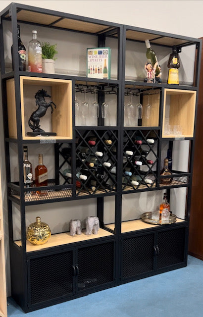 Milan Drinks Cocktail Bar Cabinet Modern Wine Stand