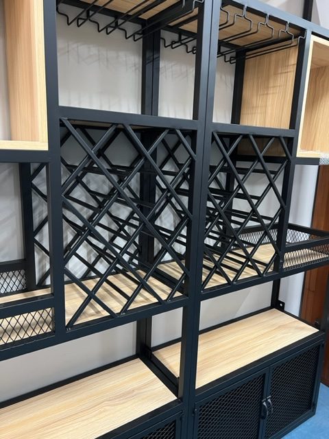 Milan Drinks Cocktail Bar Cabinet Modern Wine Stand