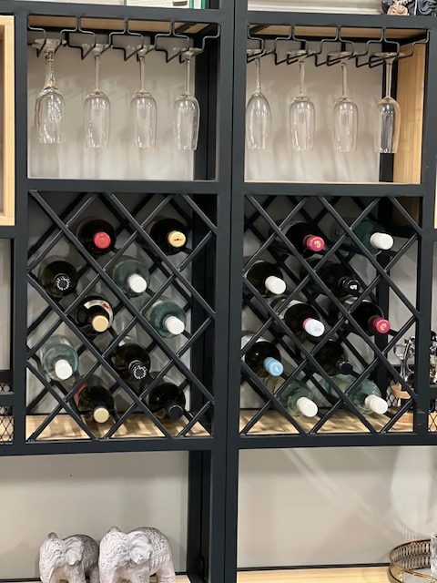 Milan Drinks Cocktail Bar Cabinet Modern Wine Stand