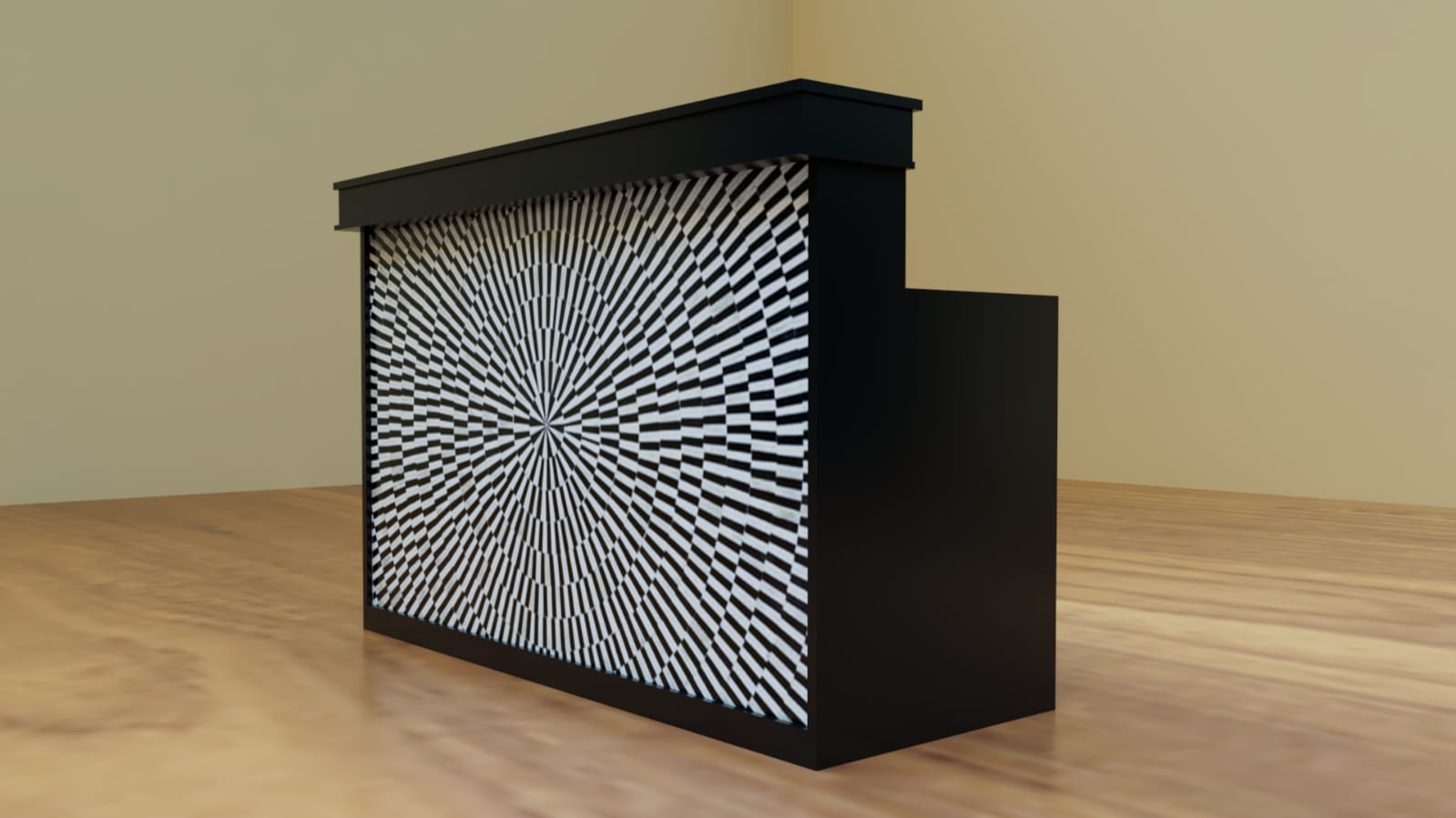 Bone Inlay Bar Counter