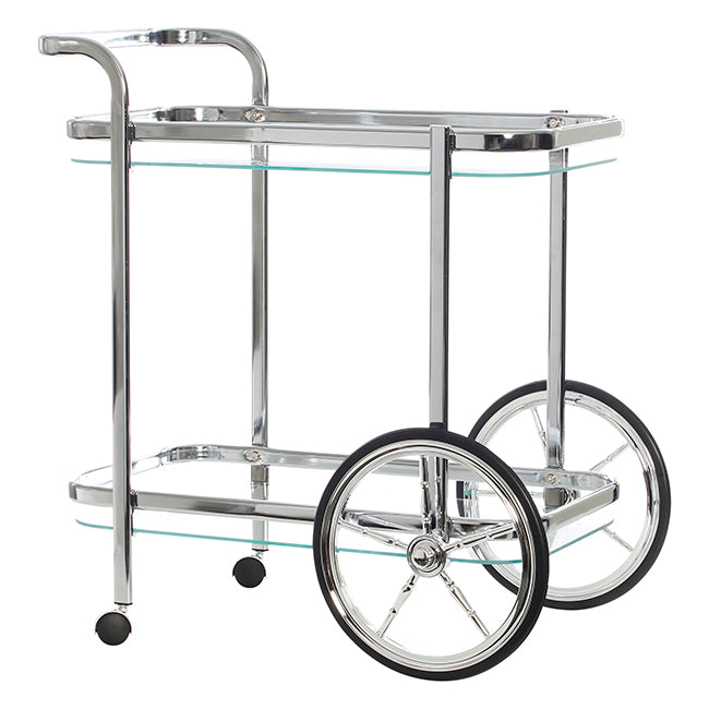 Bar Cart Drinks Trolley Chrome