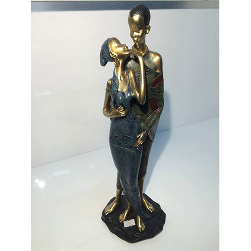 Masai Couple Statue Figure