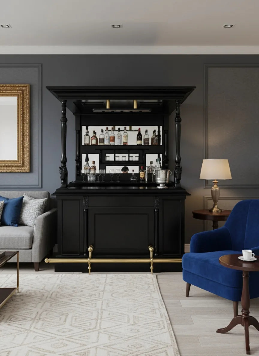 Mustang-Solid-Wood-Canopy-Bar-–-Black