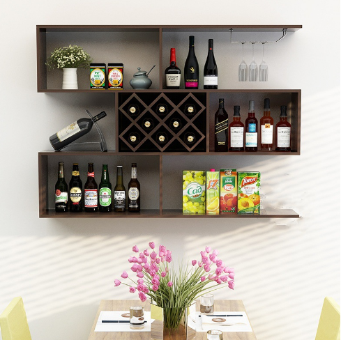 Wall Mounted Wooden Shelf