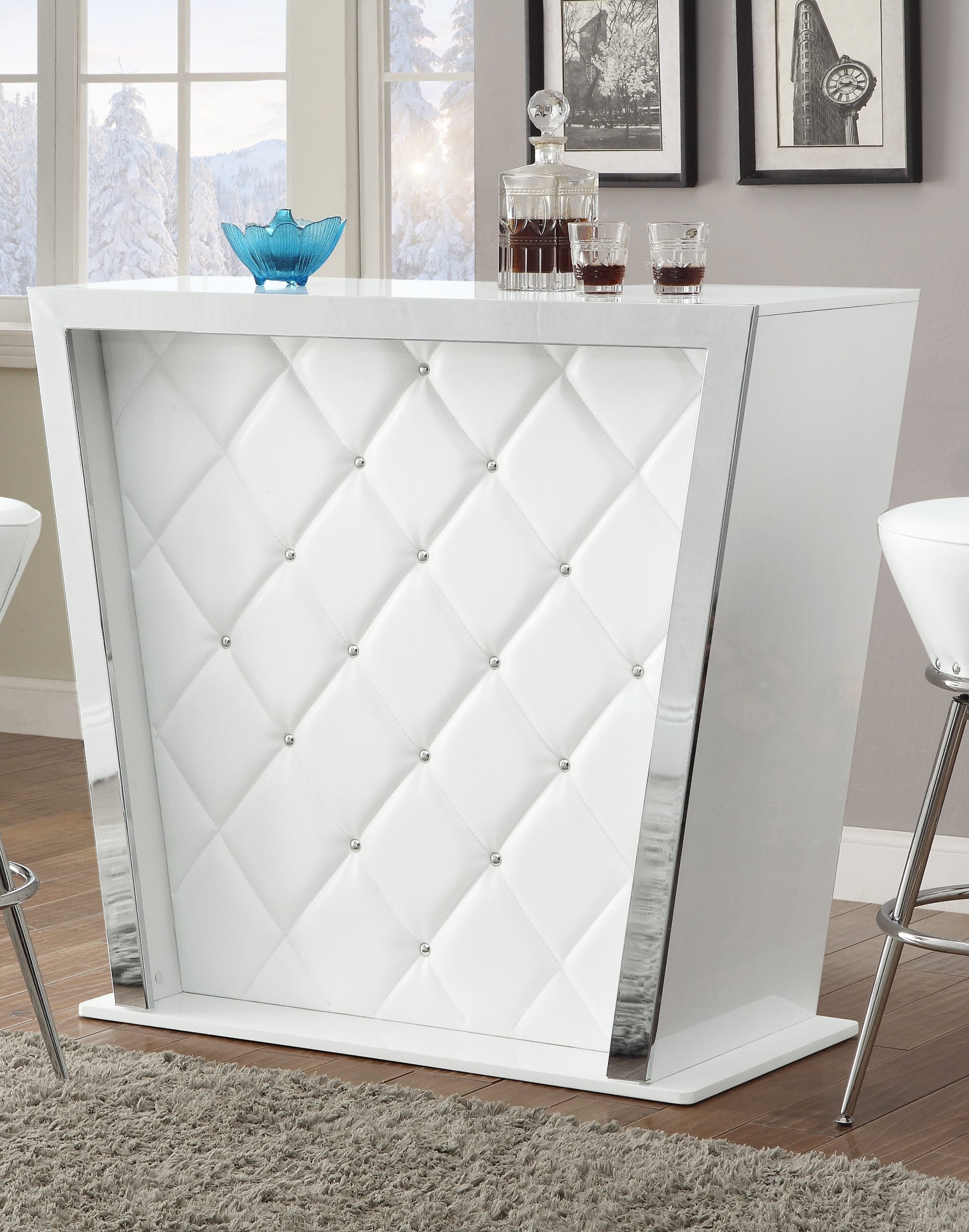 White Sapphire Bar Counter