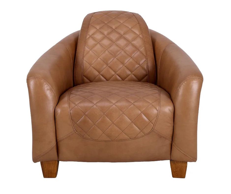 Prestige Vintage Leather Tub Chair