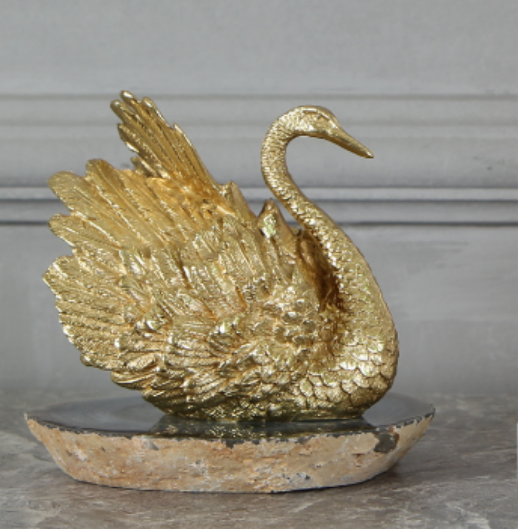 Swan on Agate