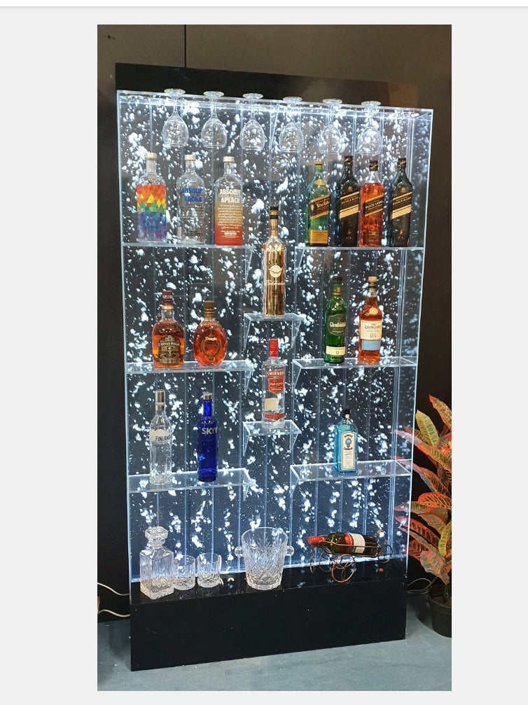 LED Bubble Cocktail Bar Cabinet