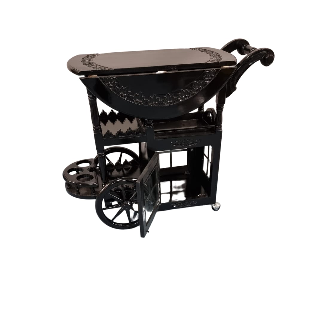 Flip Top Art Deco Bar Cart