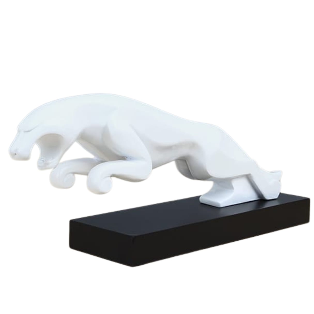 Panther In Action Sculpture