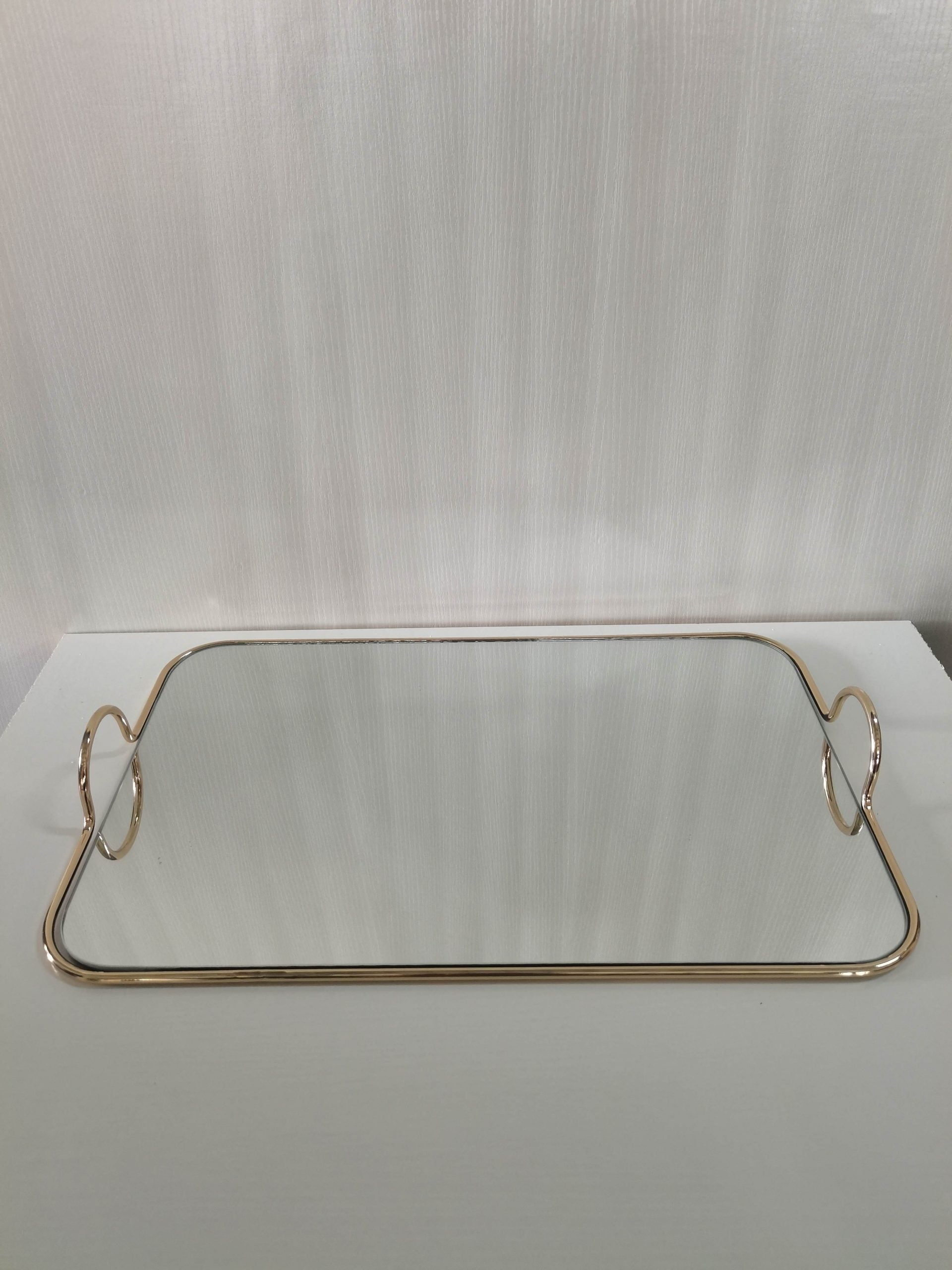 Golden Mirrored Tray - Large